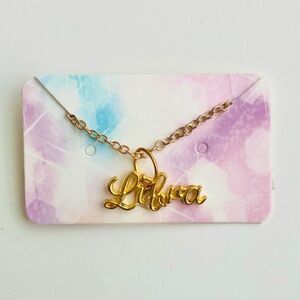 NEW Gold Libra Necklace